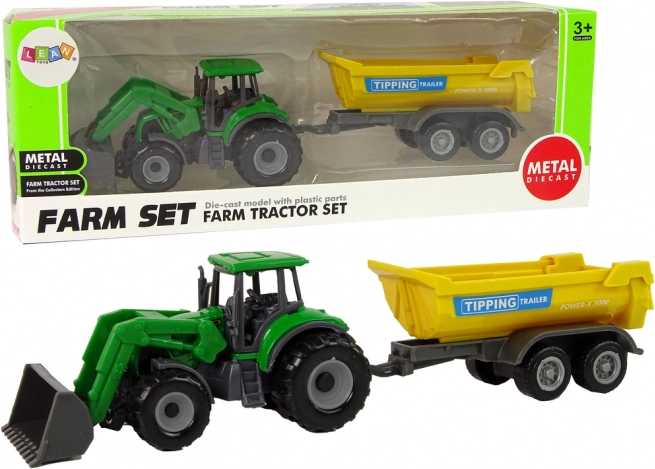Veicolo agricolo Trattore Trailer D Verde