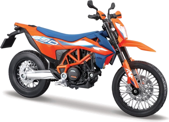 Maisto motocicletta 2023 KTM 690 SMC R 1:18