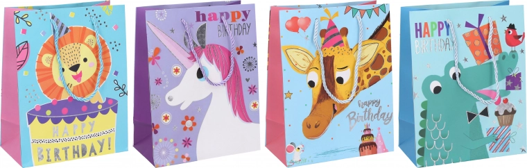 Borsa regalo grande Motivi per bambini