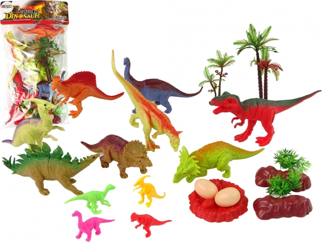 Set di dinosauri con accessori