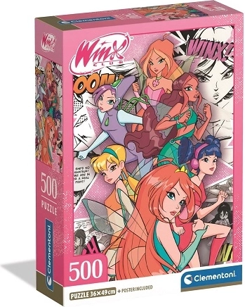 Puzzle Clementoni Winx Club 500 pezzi compact
