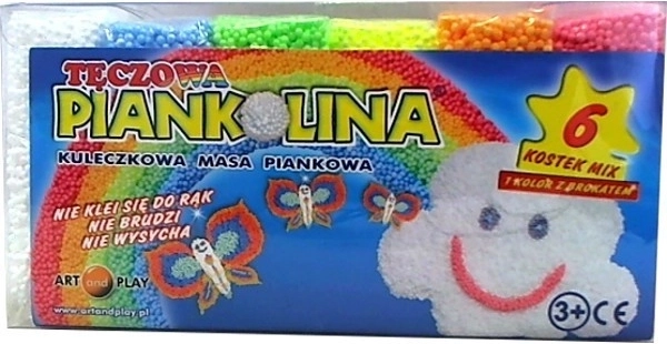 Art And Play plastilina in schiuma – 6 colori arcobaleno