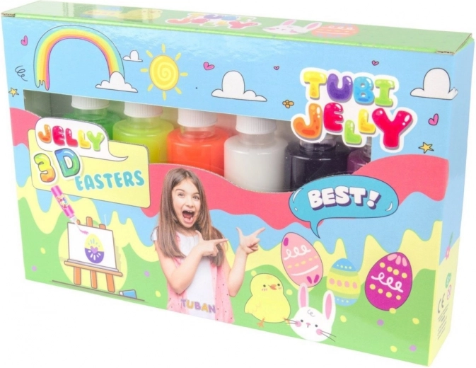 Set Tubi Jelly 6 colori - Pasqua