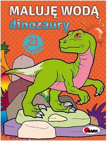 Album da colorare con acqua Dinosauri