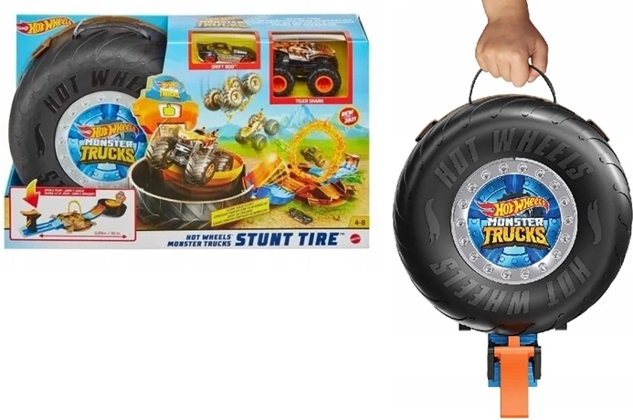 Hot Wheels Monster Trucks pneumatico acrobatico