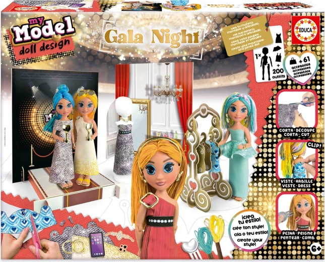Educa set creativo My Model Doll Design: notte di gala