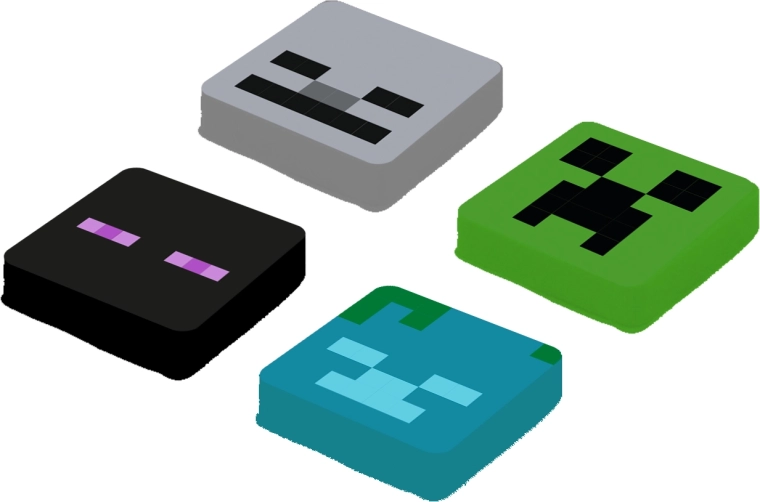 Pixie Crew Minecraft set di multipixel di ricambio Enderman