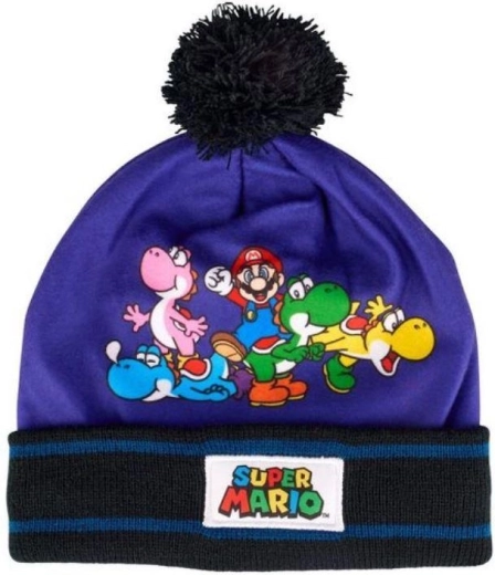 Cappello blu in pile Super Mario
