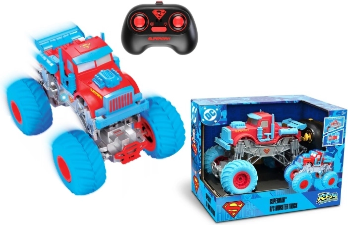 Monster truck Superman radiocomandato in scala 1:18