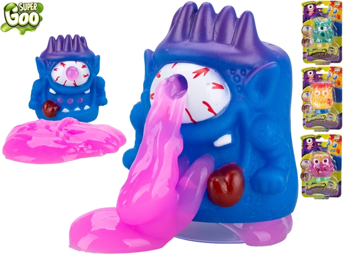 Super Goo Brainboooom mostriciattolo con slime 6 cm