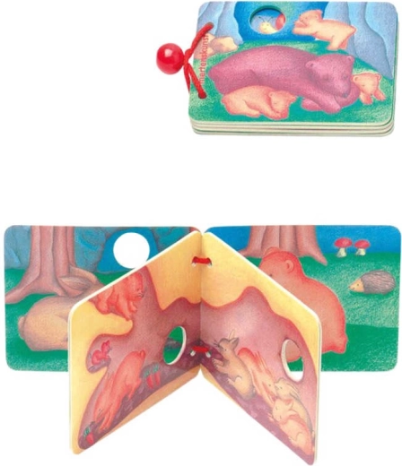 Libro in legno Mertens storia dell’orso - 1 pezzo