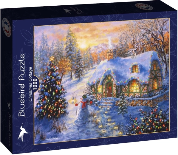 Puzzle Bluebird casetta natalizia 1000 pezzi