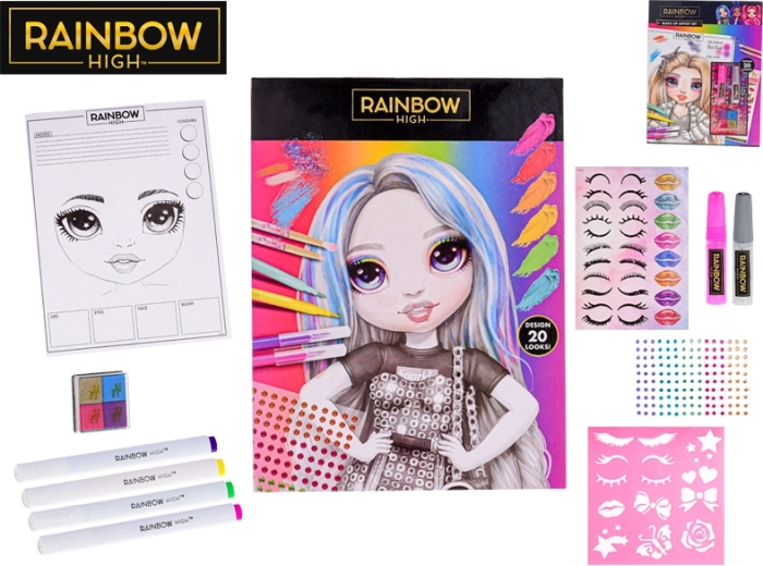 Set creativo alla moda Rainbow High - 1 pezzo