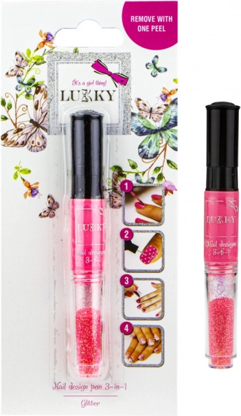 Lukky Smalto corallo e glitter 2-in-1 per bambini