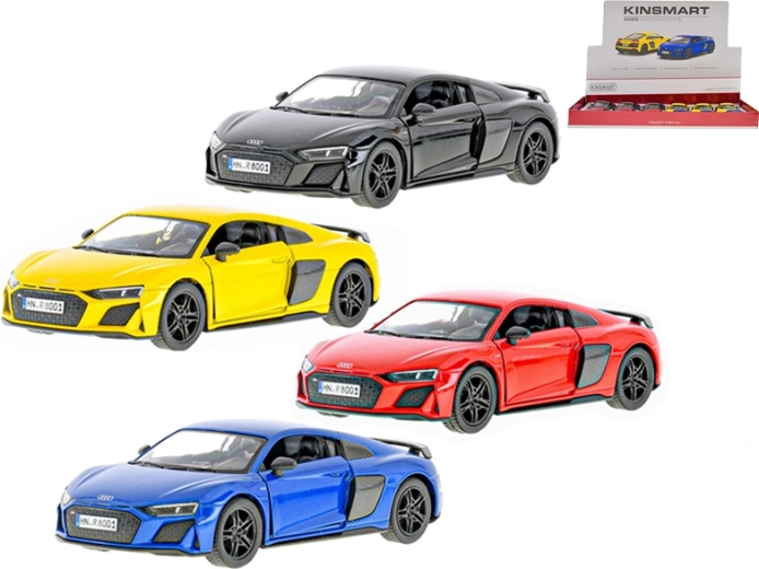 Automobilina in metallo Kinsmart Audi R8 coupé con movimento a retrocarica