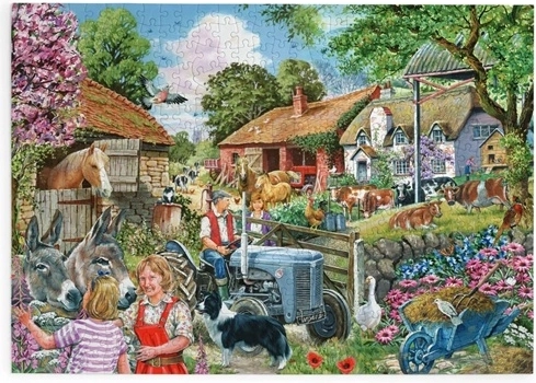 Puzzle House of Puzzles La fattoria 500 pezzi grandi