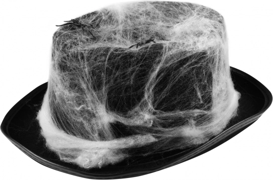 Cappello di Halloween con ragnatela e ragni