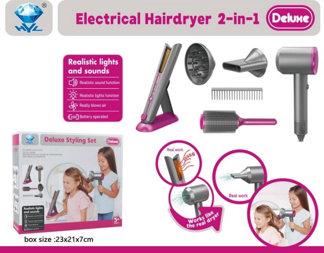 Set da parrucchiere per bambini con accessori