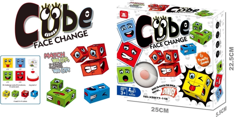 Cubi Magici Sorriso – set creativo con campanello e carte