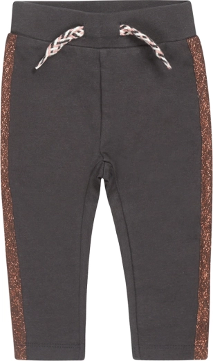 Pantaloni della tuta Dirkje per bambine grigio scuro, taglia 56