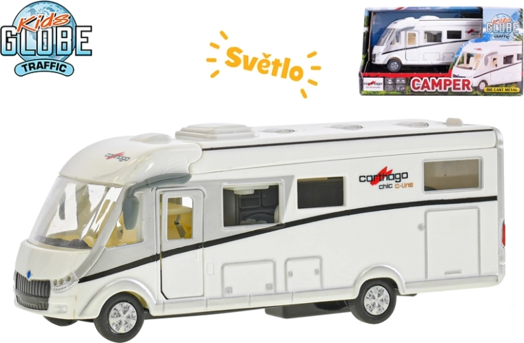 Kids Globe Traffic caravan CARTHAGO 16 cm con luci e retromarcia