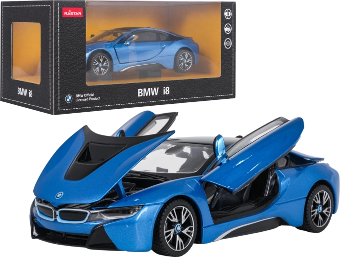 Modello metallico BMW i8 in scala 1:24 RASTAR