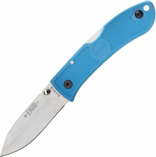 Coltello pieghevole KA-BAR Dozier Hunter, Zytel blu, 7,5 cm