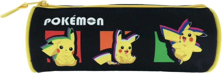 Astuccio rotondo Pokémon con zip