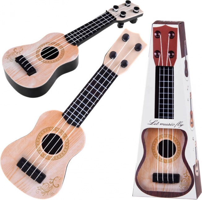 Mini ukulele per bambini 25 cm – Crema