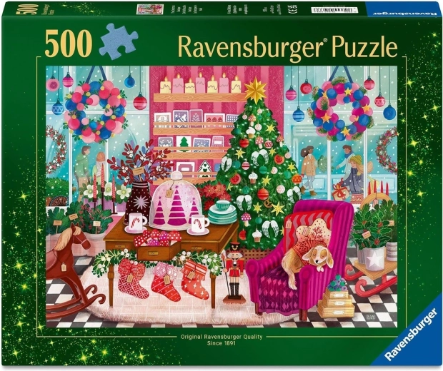 Puzzle Ravensburger Negozio di Natale 500 pezzi