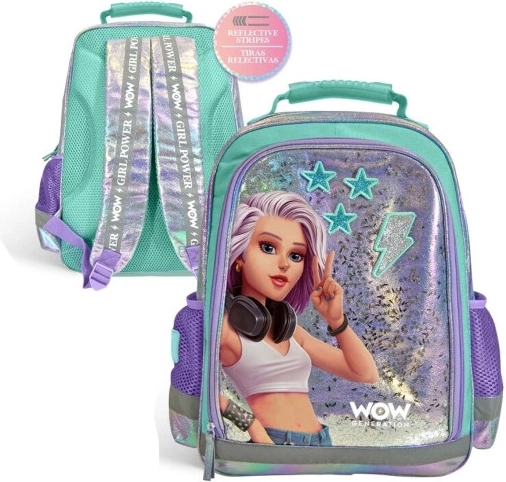 Zaino scolastico a scomparto singolo WOW Generation 40 cm