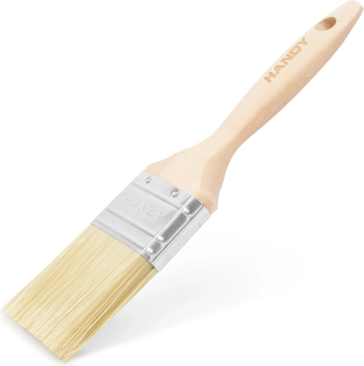 Pennello piatto da imbianchino con manico in legno 63 mm