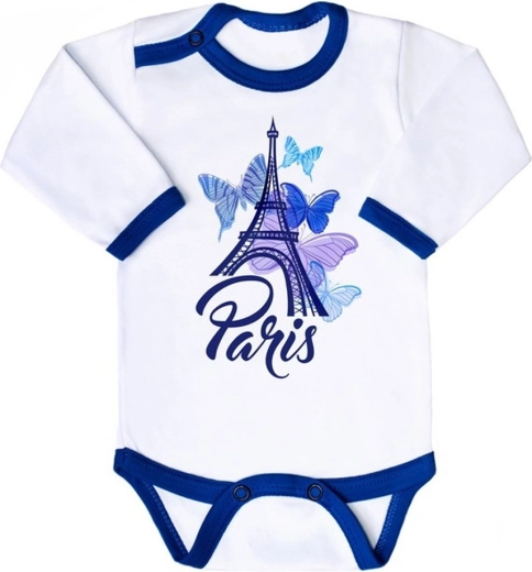 Body per neonati a manica lunga New Baby Towns blu taglia 86 (12–18 mesi)