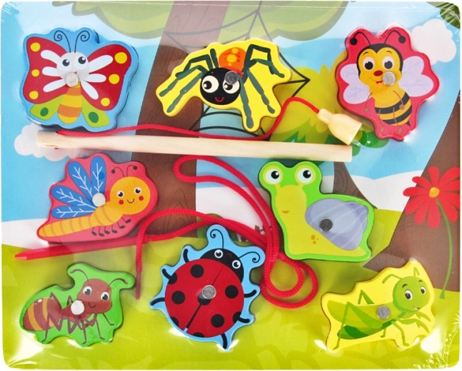 Puzzle in legno con insetti