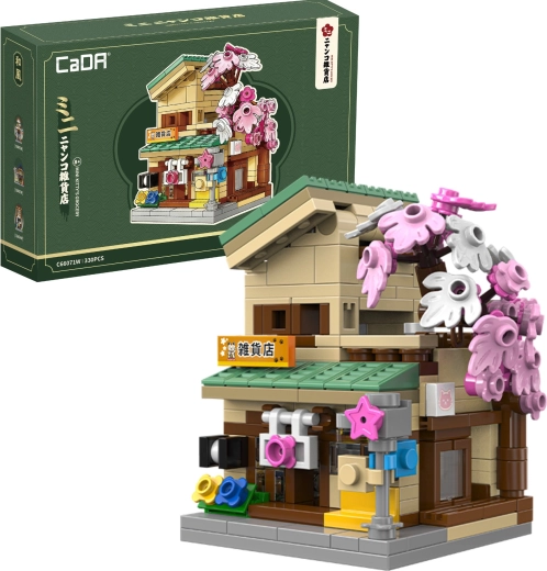 Costruzione CaDA mini negozio di alimentari Kitty, 330 pezzi