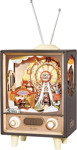 Puzzle in legno 3D Carnevale al tramonto