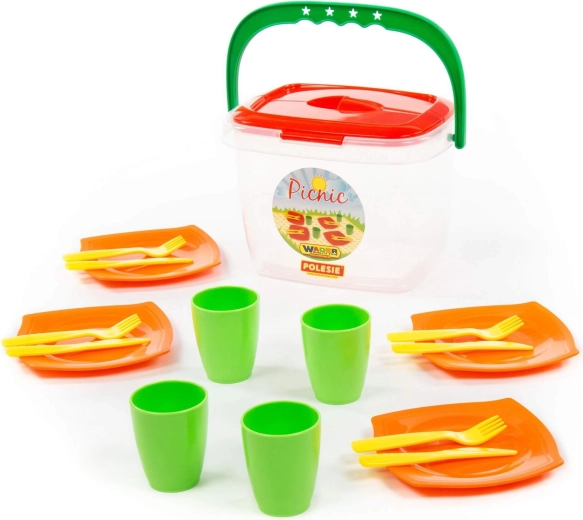 Set da picnic per bambini in box portatile