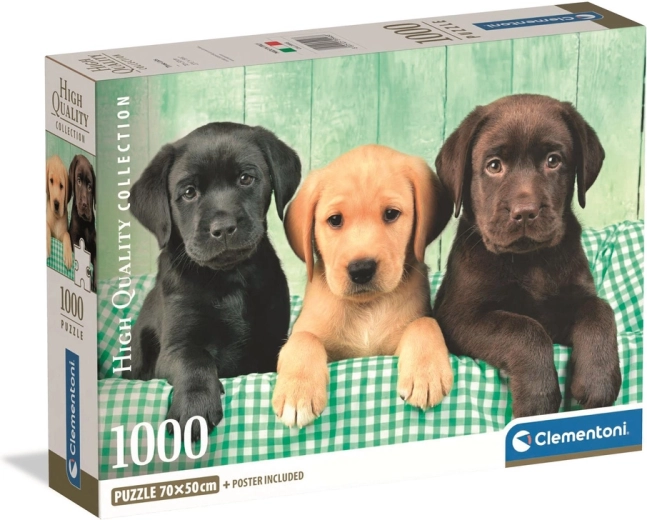 Puzzle 1000 Clementoni – tre labrador HQC