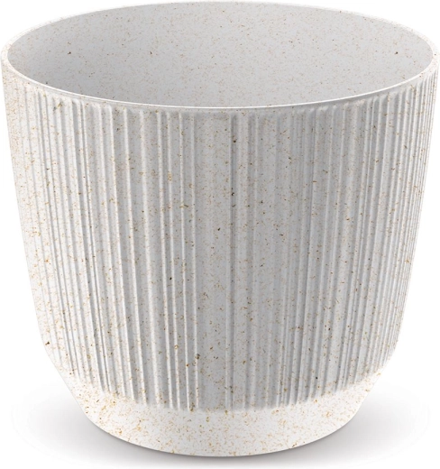 Vaso Ryfo Eco Wood 19,5 cm bianco