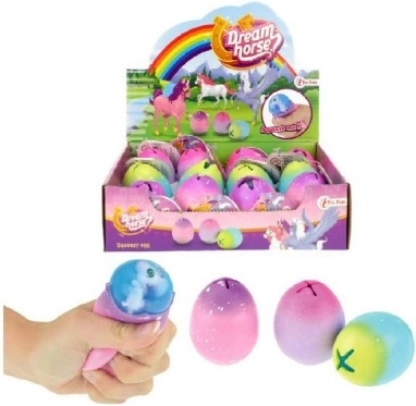 Uovo antistress da schiacciare con unicorno