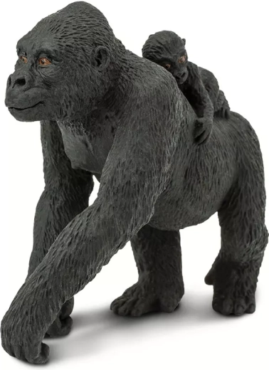 Safari Ltd. gorilla di pianura con cucciolo - figura