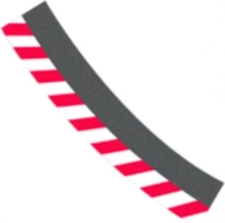 Cordoli esterni per curva 3/30° per piste Carrera Evolution, Digital 132 e Digital 124
