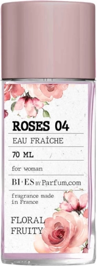 BI-ES Roses 04 acqua rinfrescante da donna in vetro 70 ml