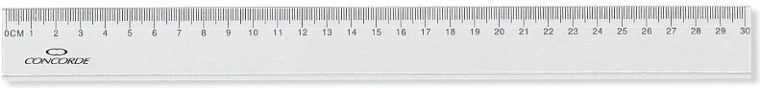 Righello CONCORDE 30 cm trasparente