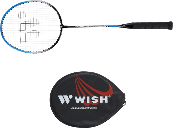 Racchetta da badminton Wish Steeltec 216 blu‑nera