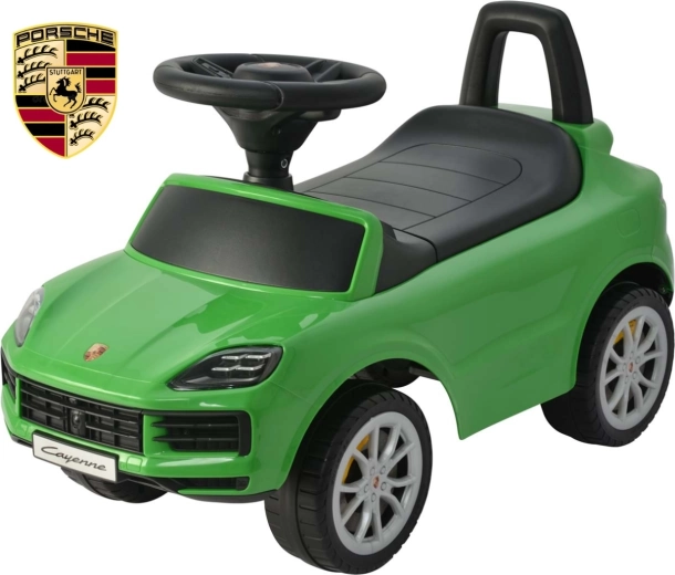 Macchinina cavalcabile per bambini Milly Mally Porsche Cayenne S verde