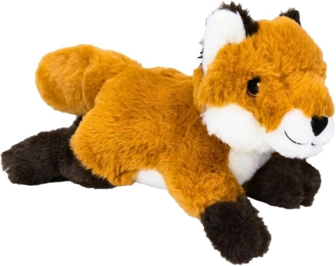Volpe di peluche sdraiata 25 cm