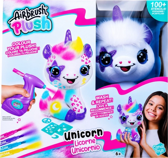 EP Line Airbrush studio unicorno, set creativo con aerografo