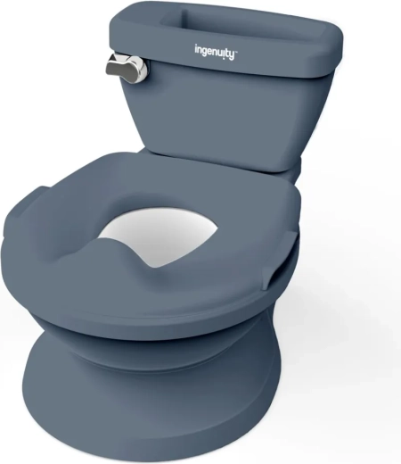 Toilette per bambini Ingenuity My Size con suoni, grigia
