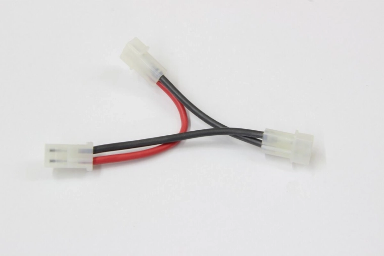 Cavo a Y per batteria AMP con conduttore in silicone e contatti dorati